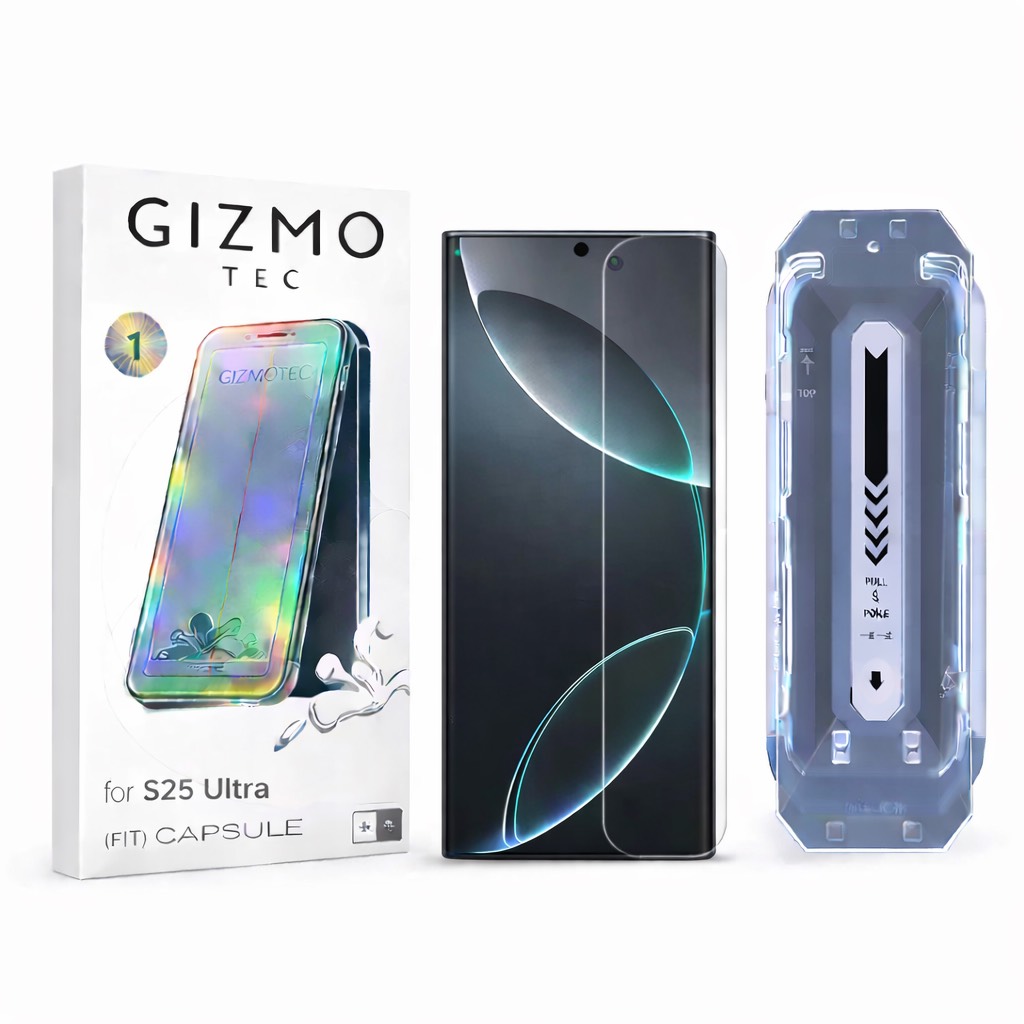 محافظ صفحه نمایش GIZMO به همراه کیت نصب - سامسونگ S25 Ultra (پک5عددی)