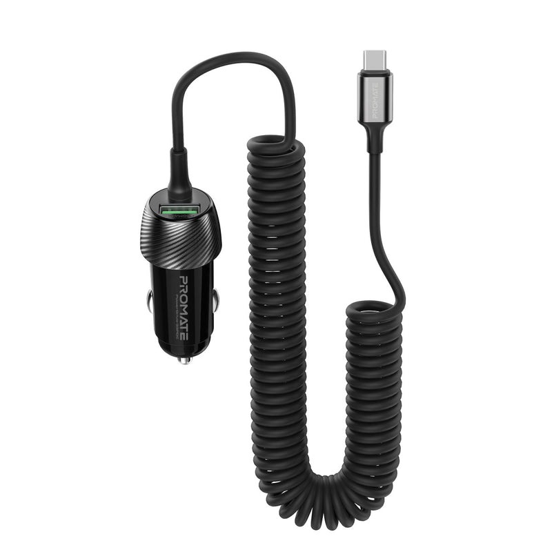 شارژر فندکی پرومیت 33وات مدل USB-C