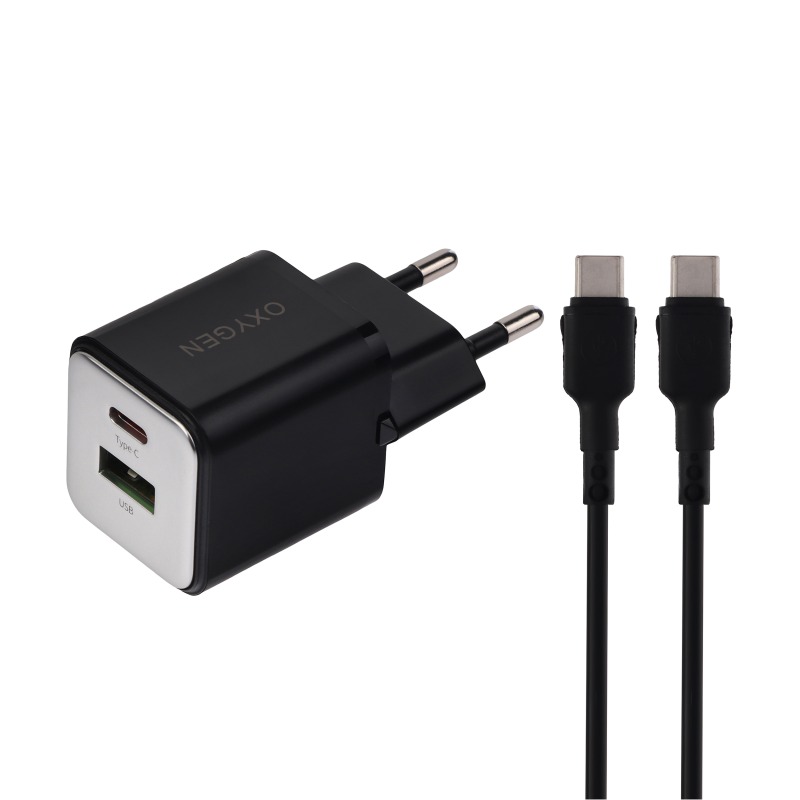 قیمت شارژر دیواری اکسیژن مدل CH-9 توان 30 وات به همراه کابل USB-C